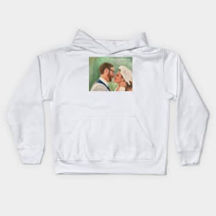 Wedding Portrait Kids Hoodie